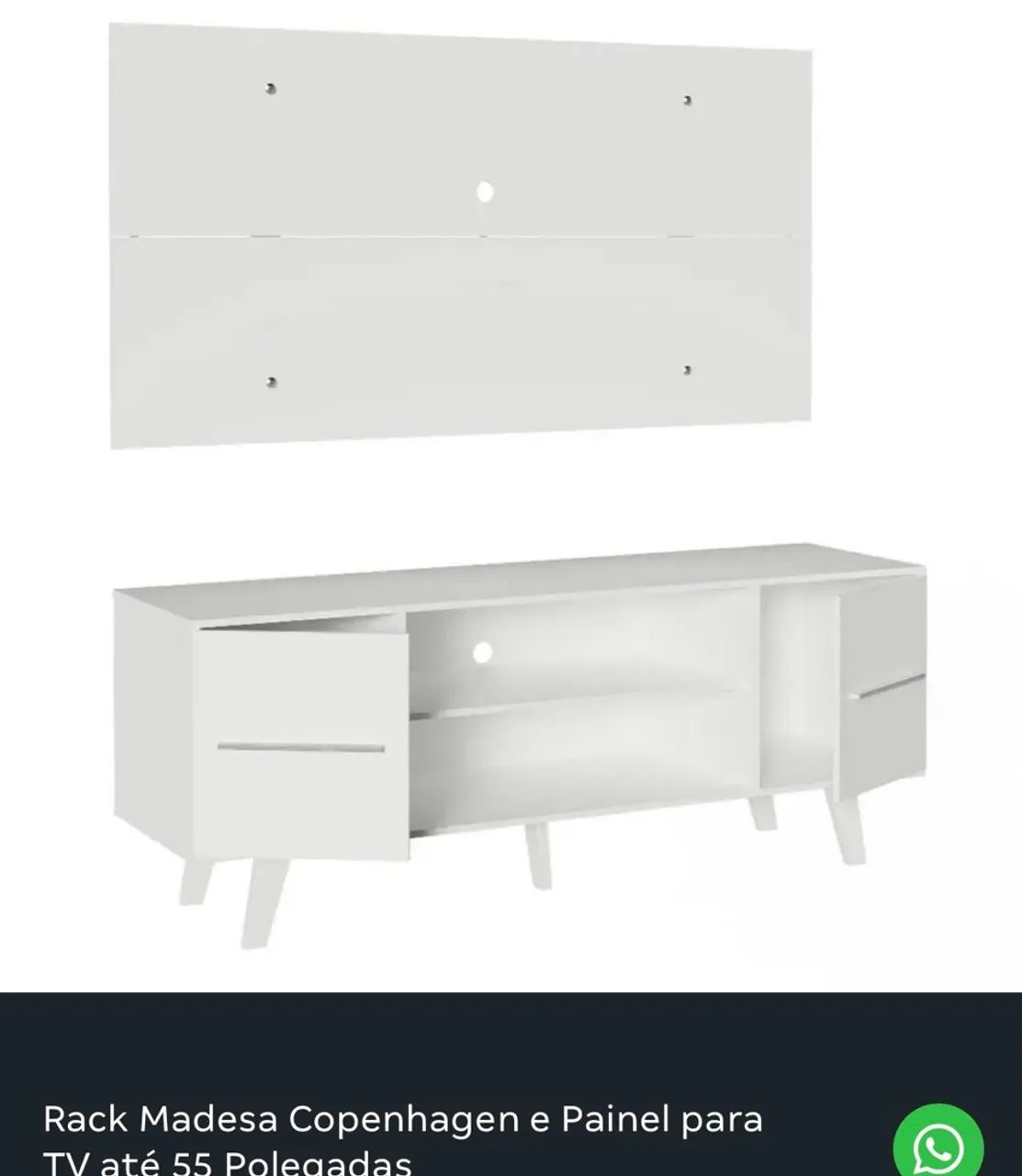 Rack com painel 