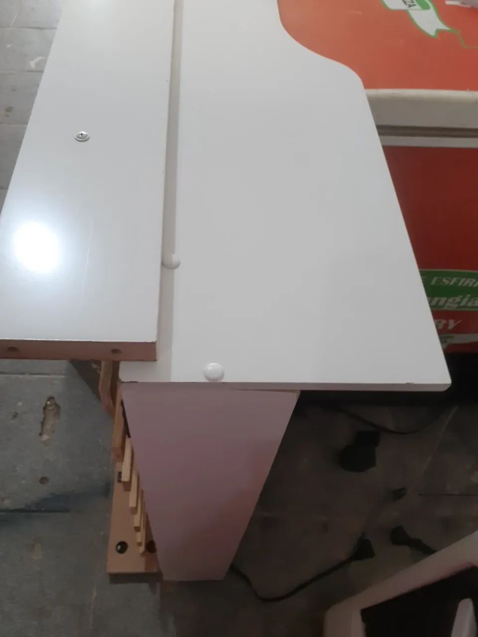 cama solteira com cama auxiliar branca completa - Foto 4