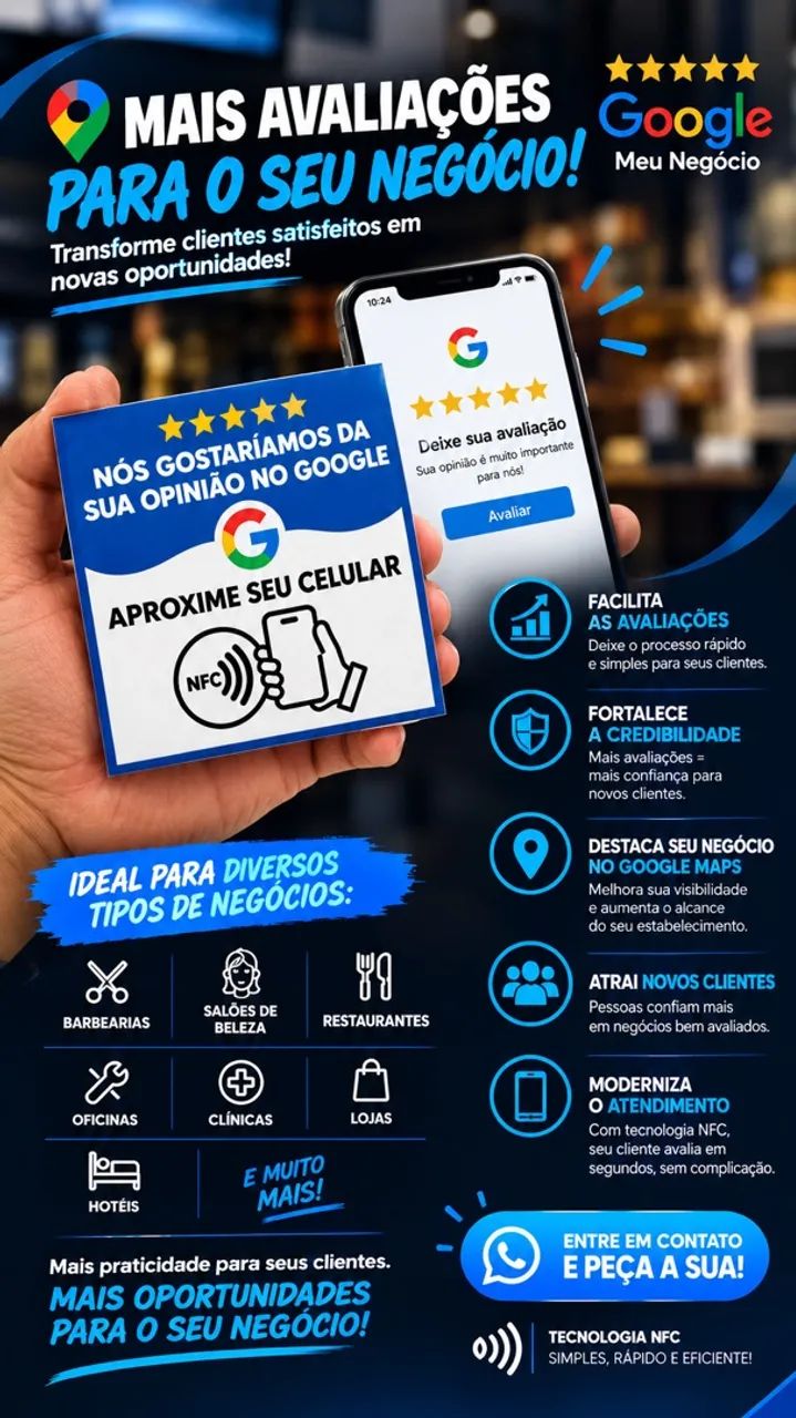 Atualize seu negócio e ganhe mais clientes.