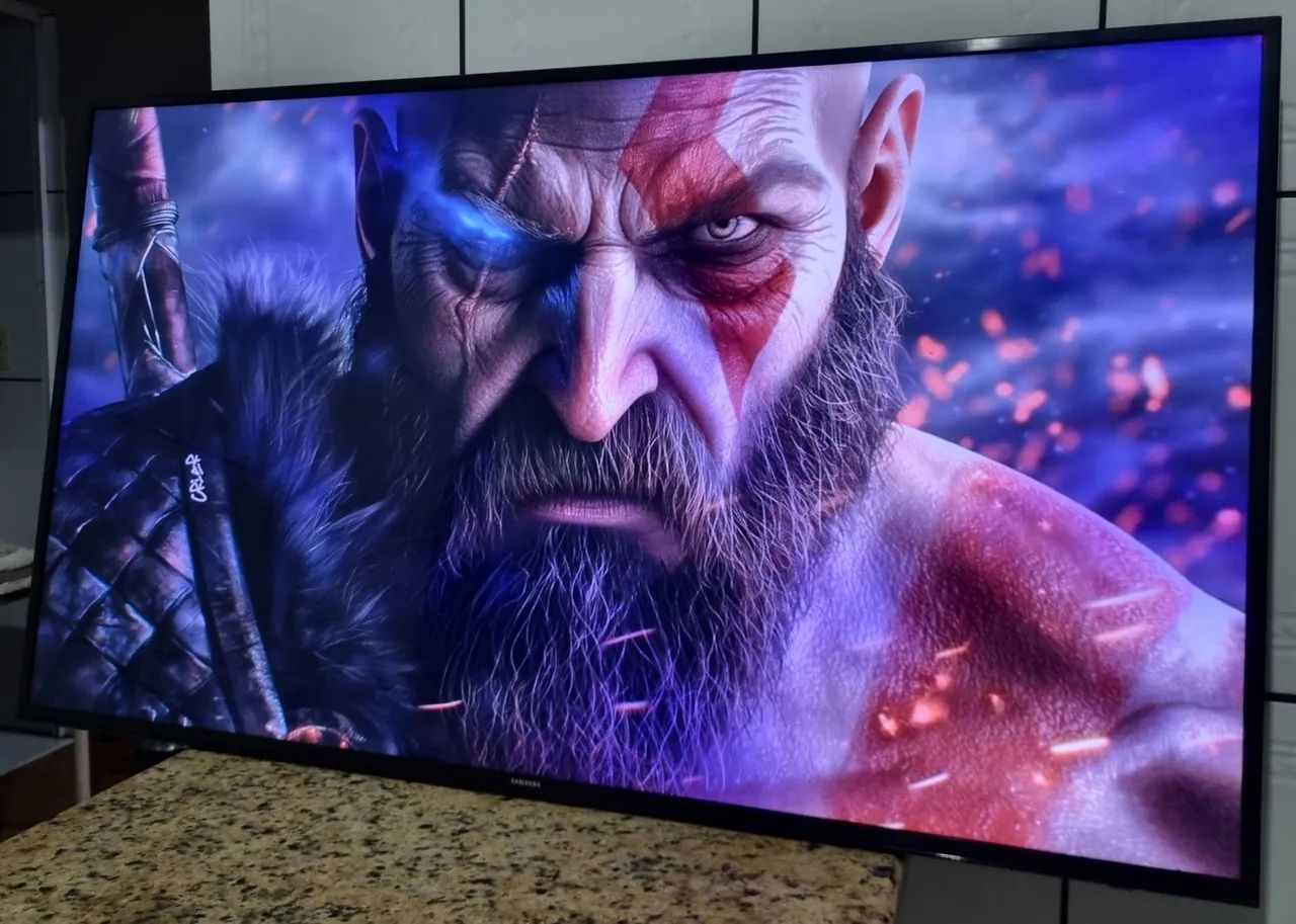 Tv Smart 55 polegadas Samsung 4K  - Foto 5
