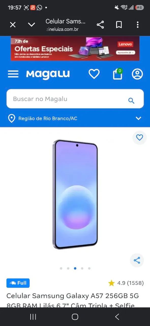Samsung A57 256 GIGAS - Foto 4