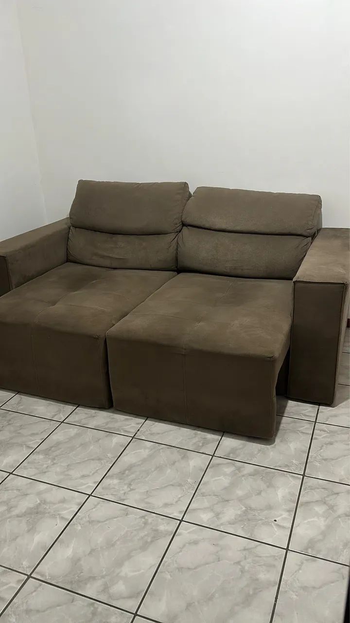 Sofá retrátil 2m - Leia a descrição - Foto 2