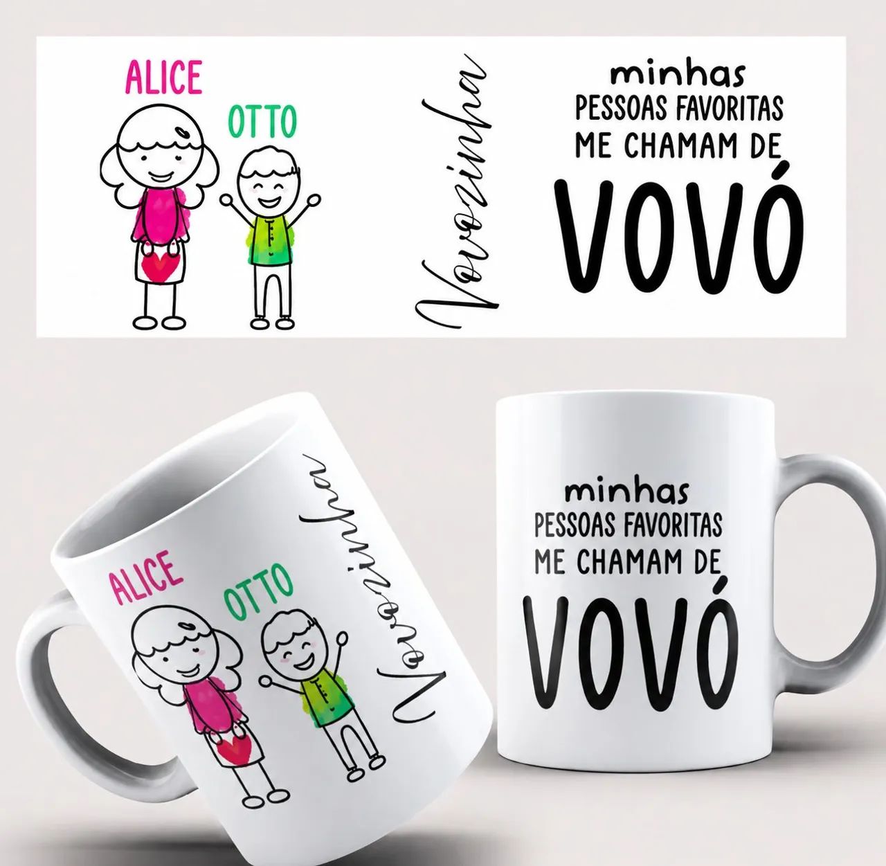 Kit Camisa e Caneca da Vovó. - Foto 2