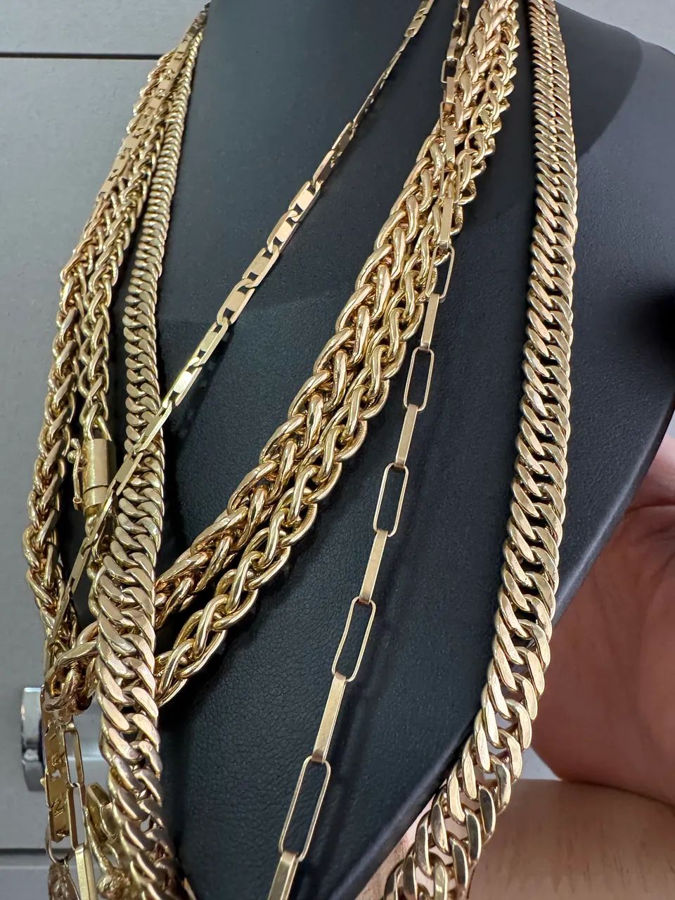 Corrente de ouro 18k certificado garantia eterna.  - Foto 2