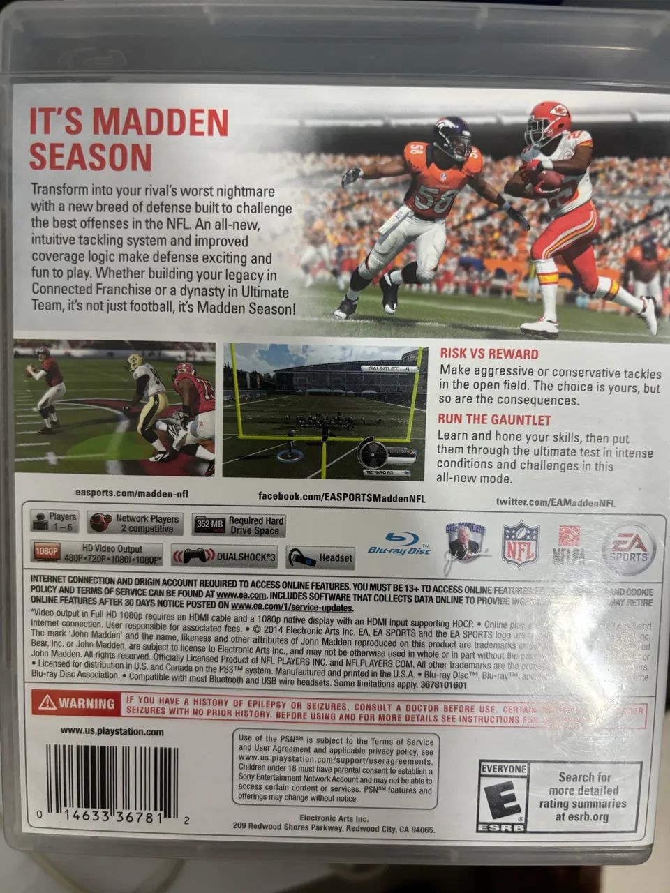 NFL MADDEN 15 PS3 - Foto 3