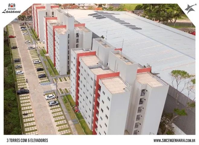 LINDO APARTAMENTO DE 3 QUARTOS NO BOSQUE LAUSANNE - Foto 2