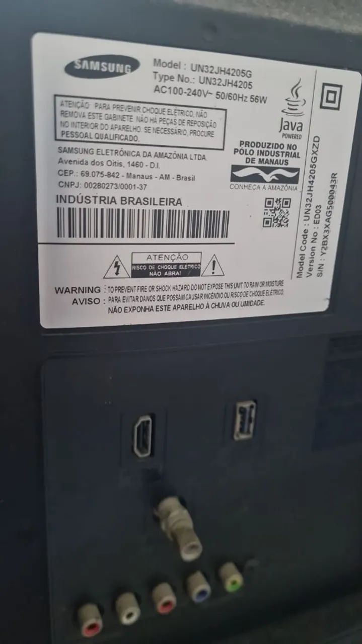 ? TV Samsung 32? UN32JH4205G - Funcionando Perfeitamente - Foto 2