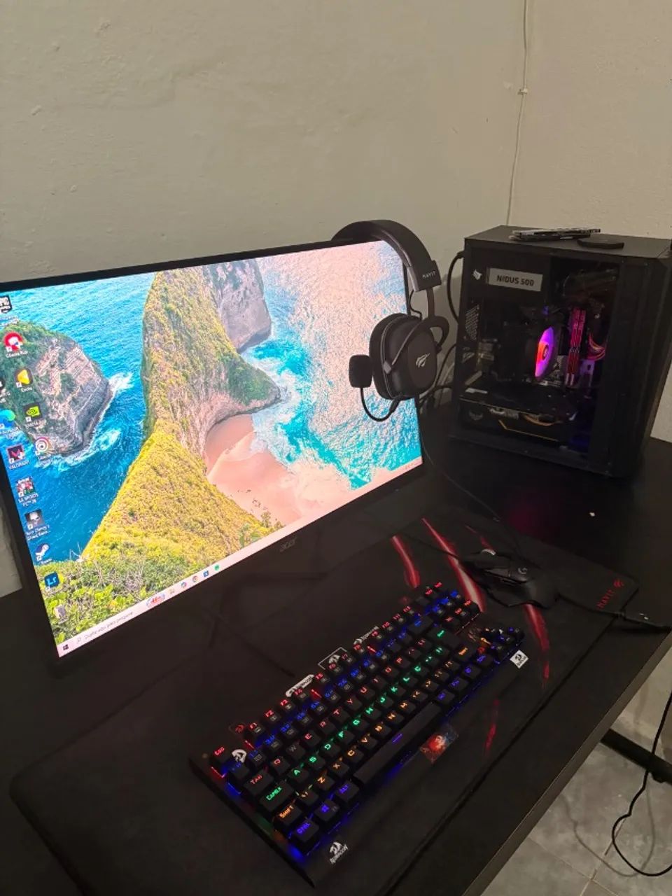 Computador gamer completo.
