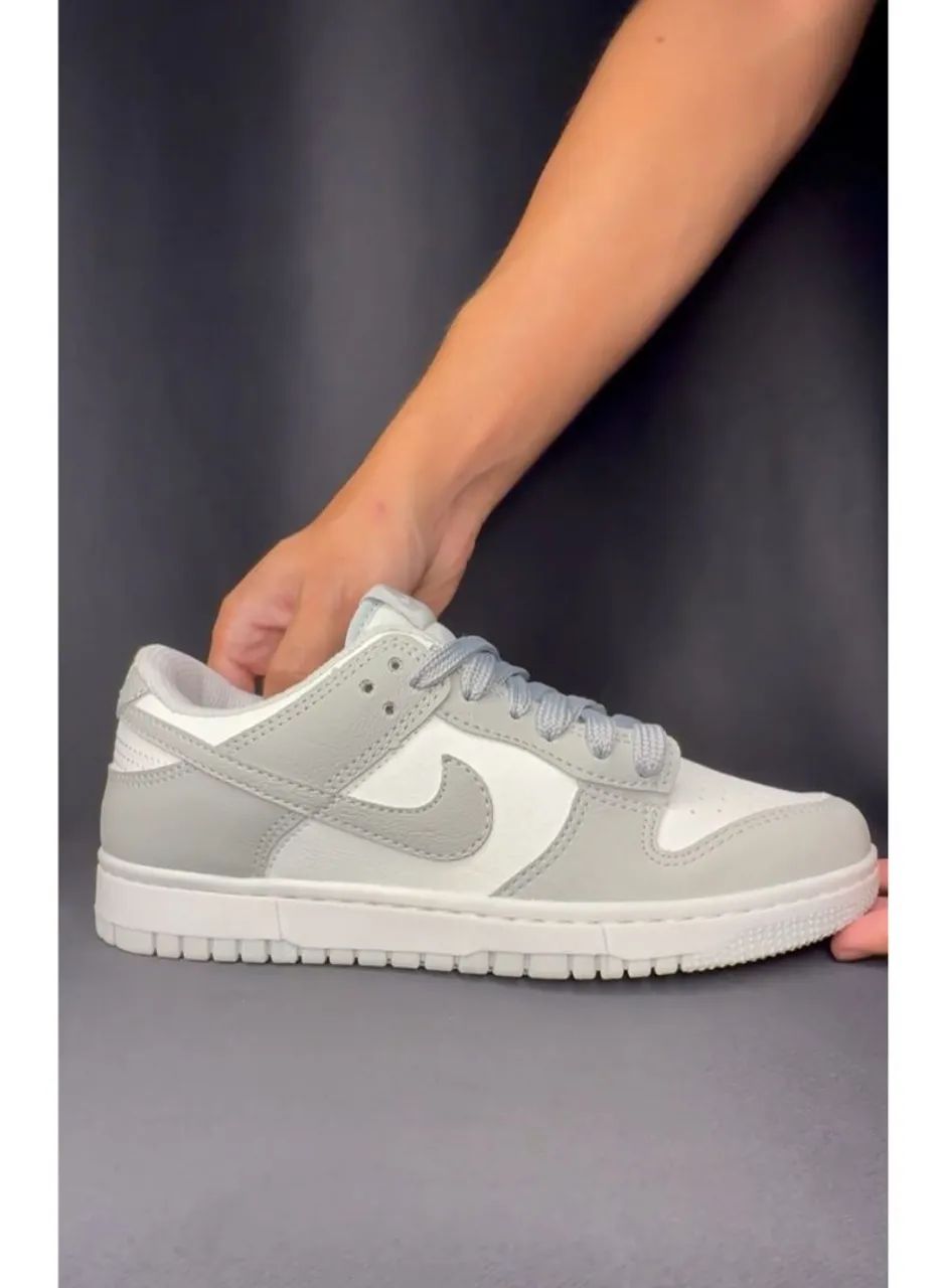 Tênis Nike Dunk Low Retro " Grey Fog " - Foto 4