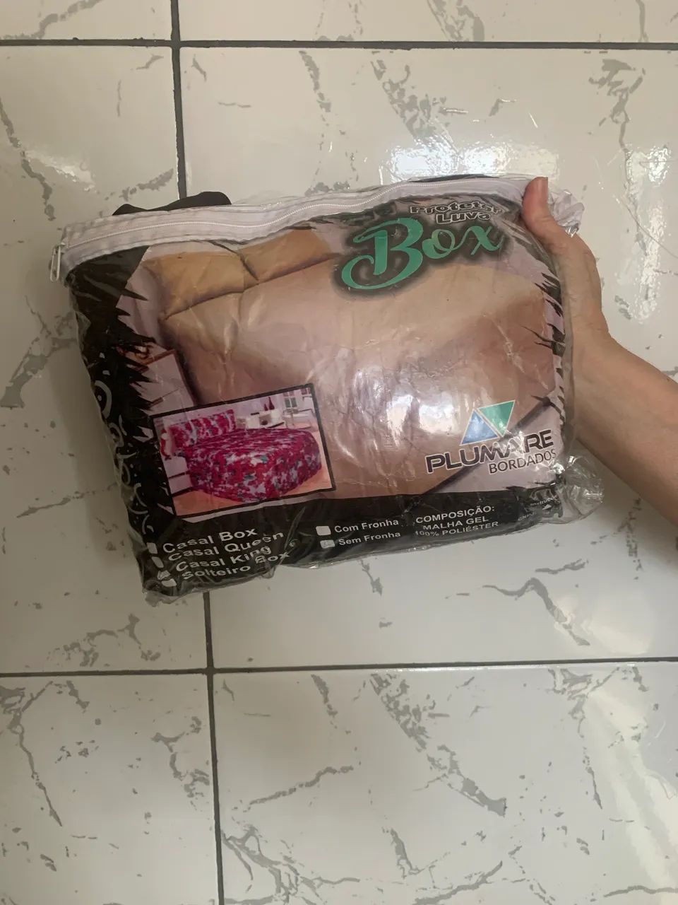 protetor p/ cama de casal king | de R$120 por R$70