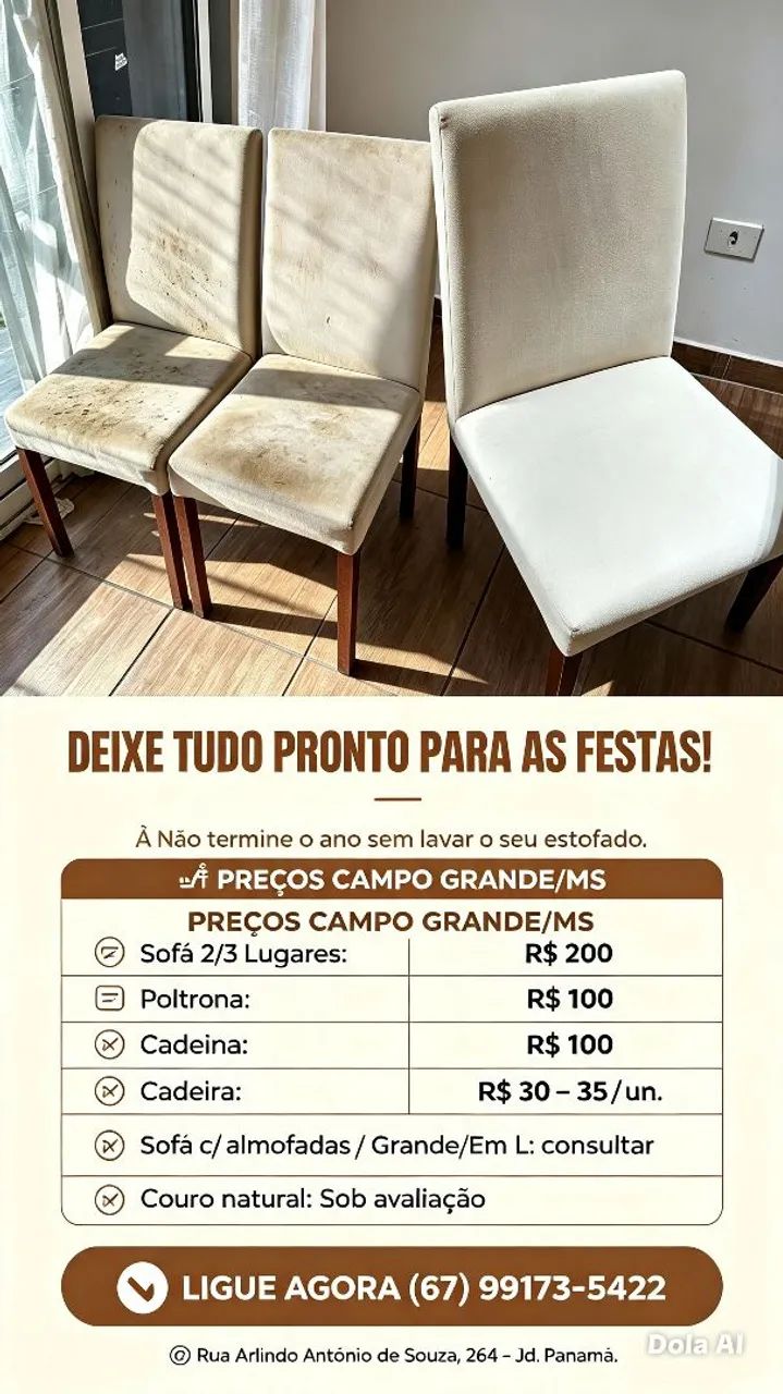 sofá sujo?