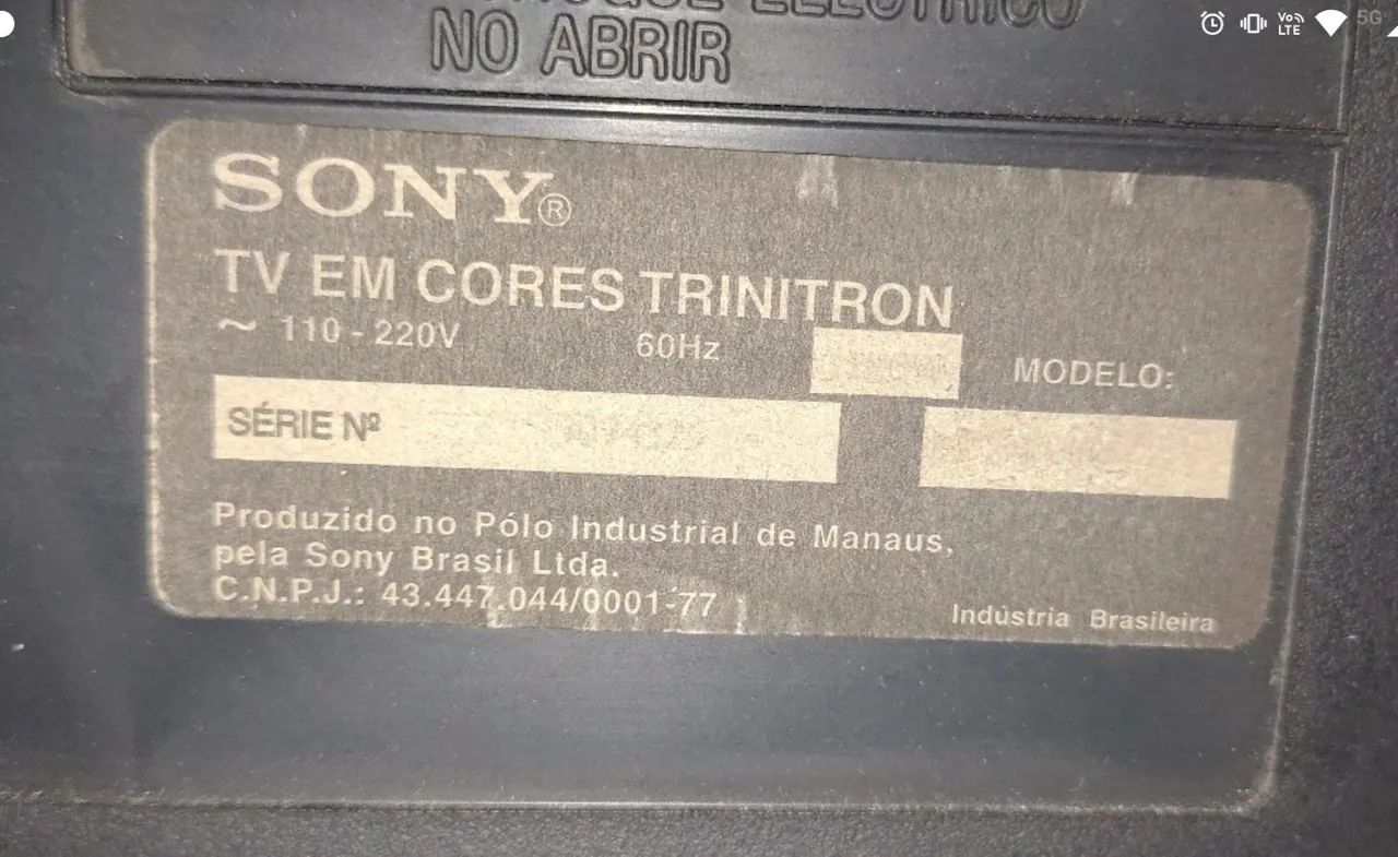 Sony Wega Trinitron 29" - Vídeo Componente + Controle Original - Impecável - Foto 4