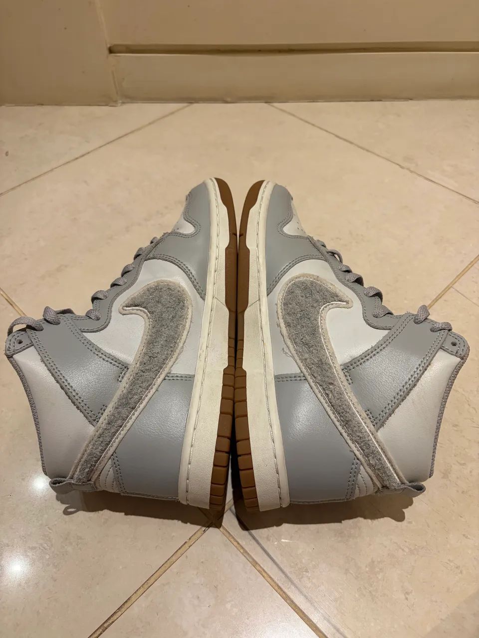 Nike Dunk High Retrô Chenille Swoosh - Foto 5