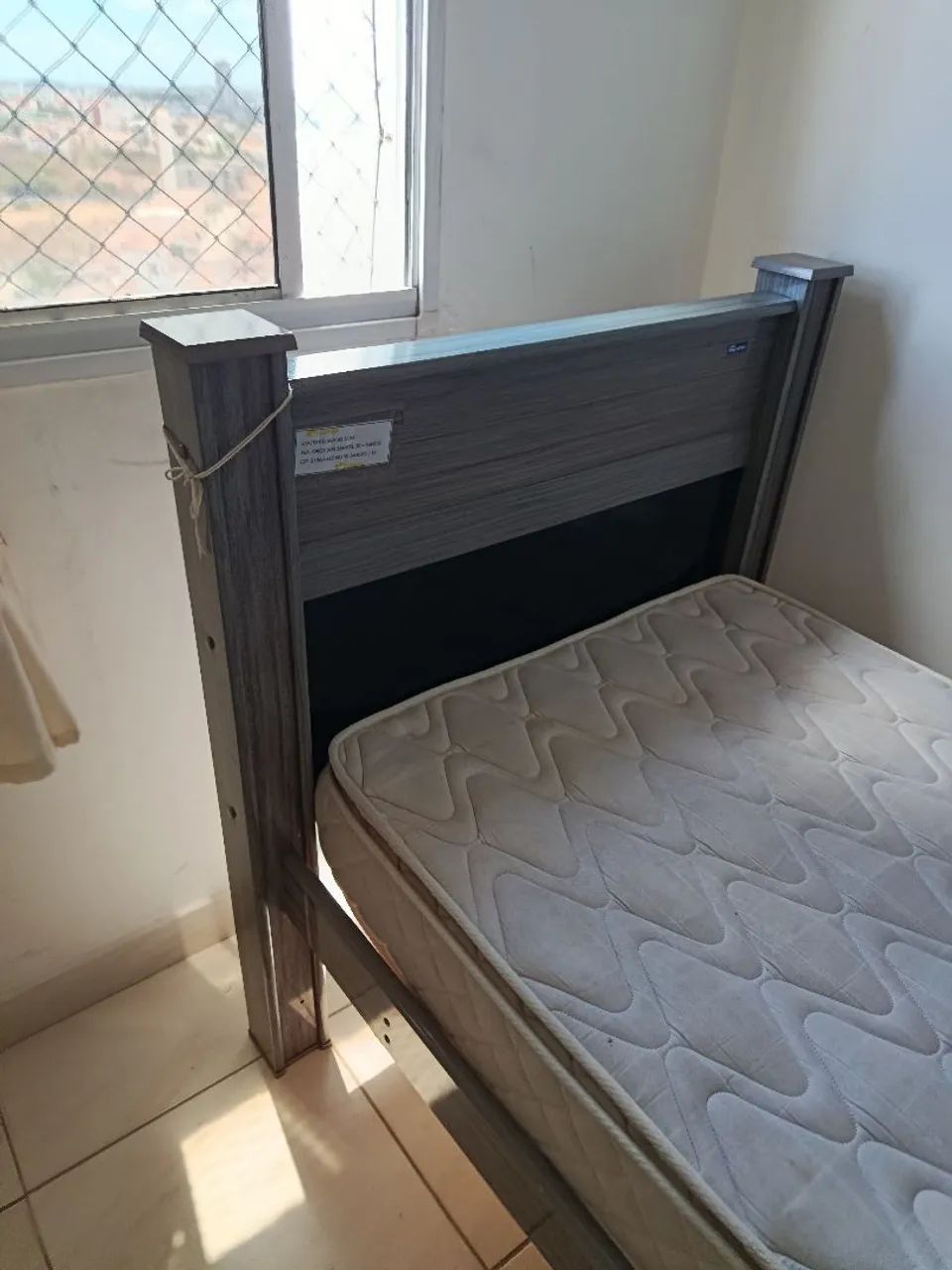 Cama solteiro com colchão  - Foto 4