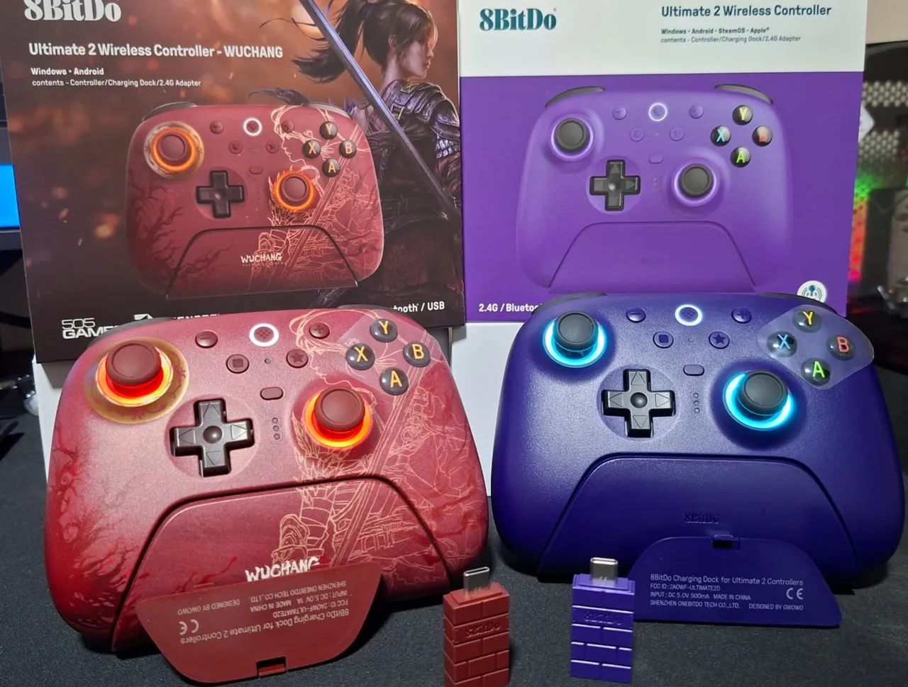 Controles 8bitdo ultimato 2 