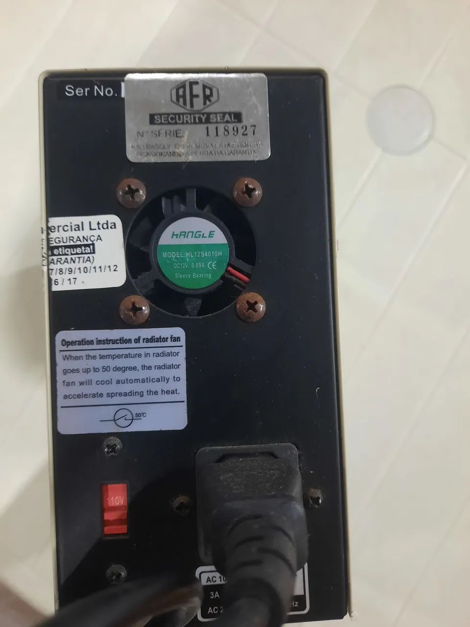 Fonte reguladora de bancada AFR PS3005. - Foto 4
