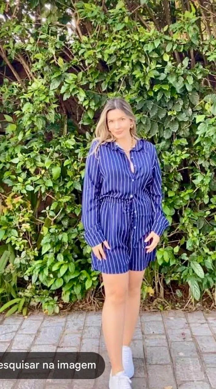 Conjunto Manga Curta M novo