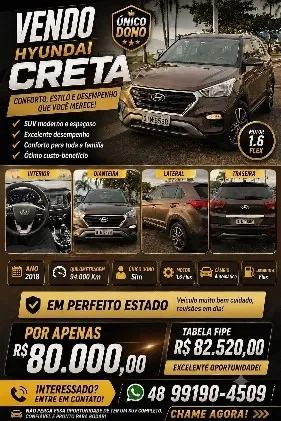 Hyundai Creta Pulse 1.6 16V Flex Aut. 2018 - Foto 2