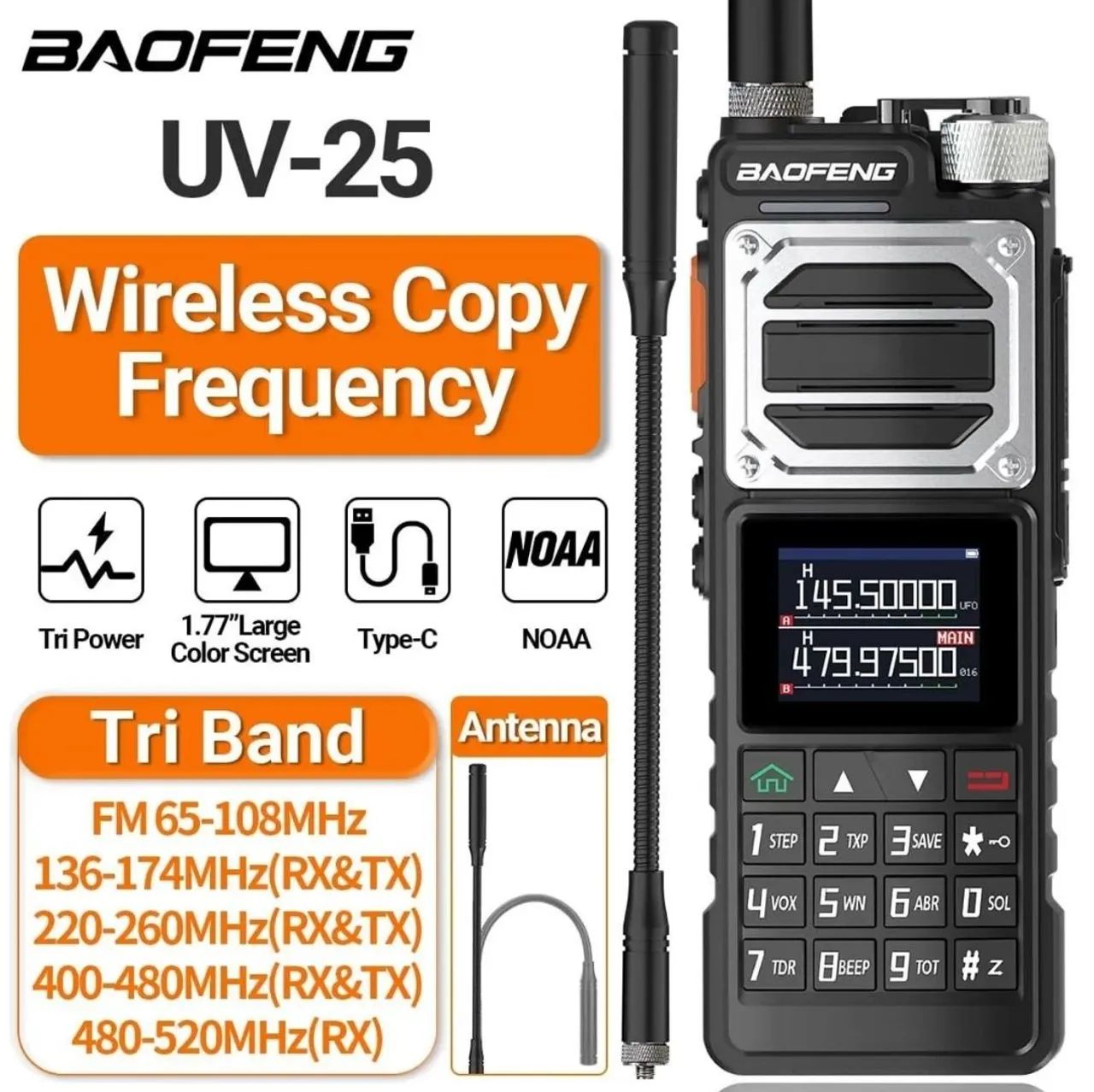 Rádio Baofeng UV-25 - 10W - Longo Alcance - Foto 5