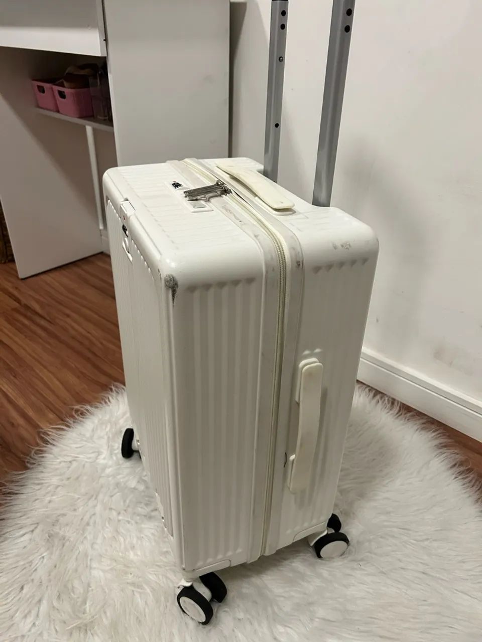 Mala de viagem Branca linda 