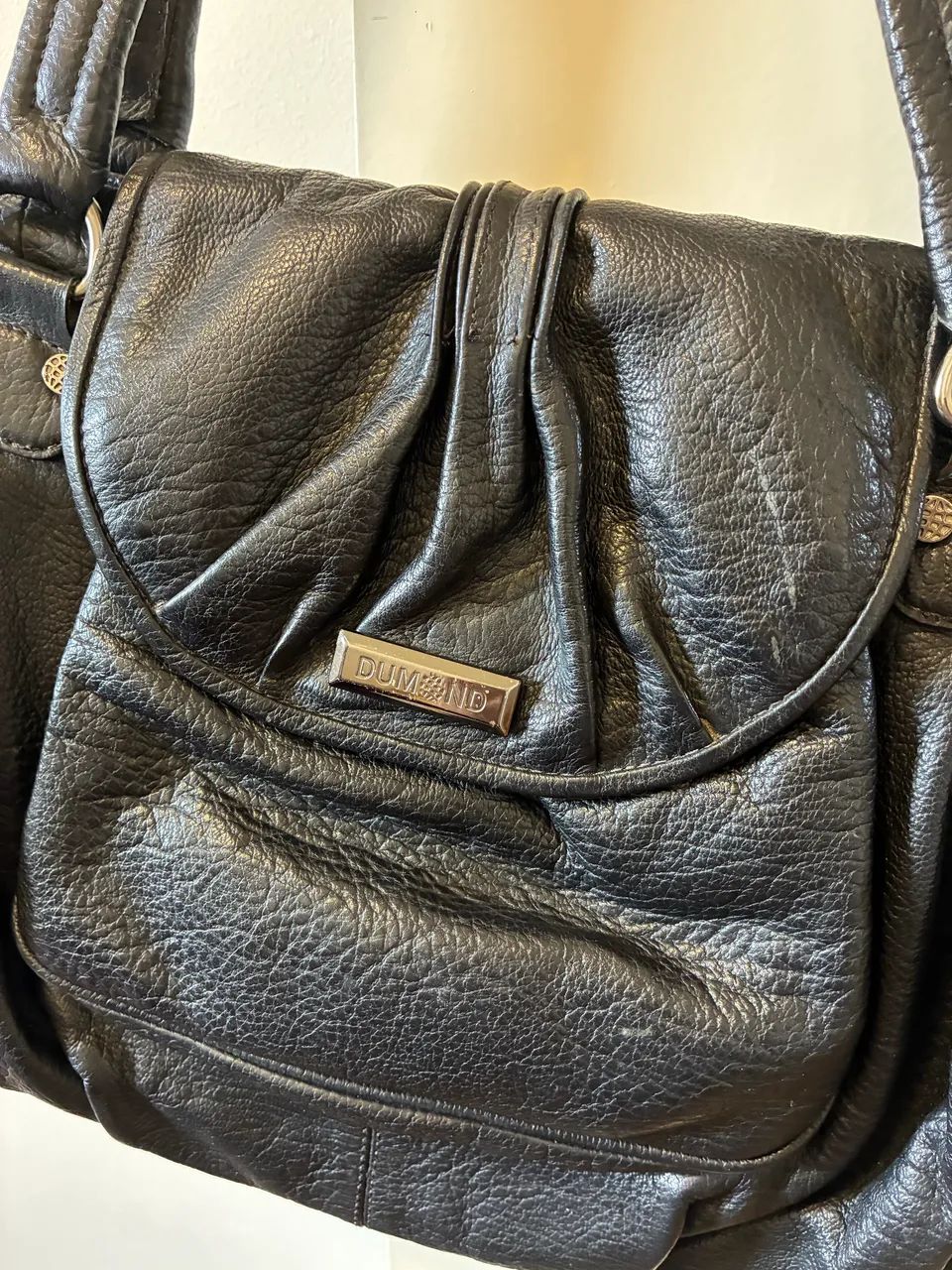 Bolsa de couro Dumond - Foto 4