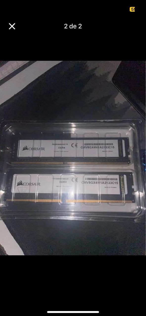 Memória DDR4 2133Hz65712454300931121