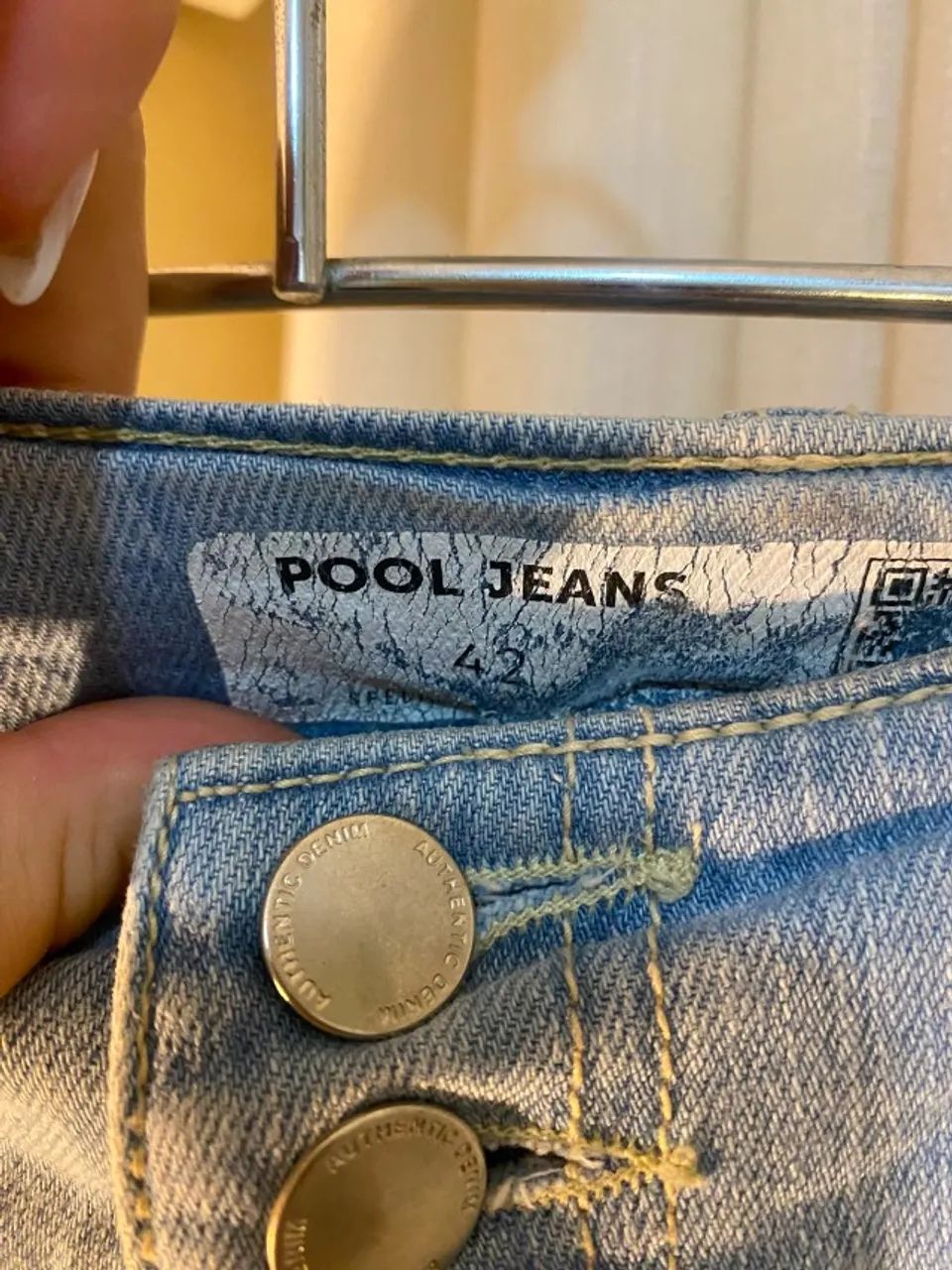 calça jeans claro 42 - Foto 3