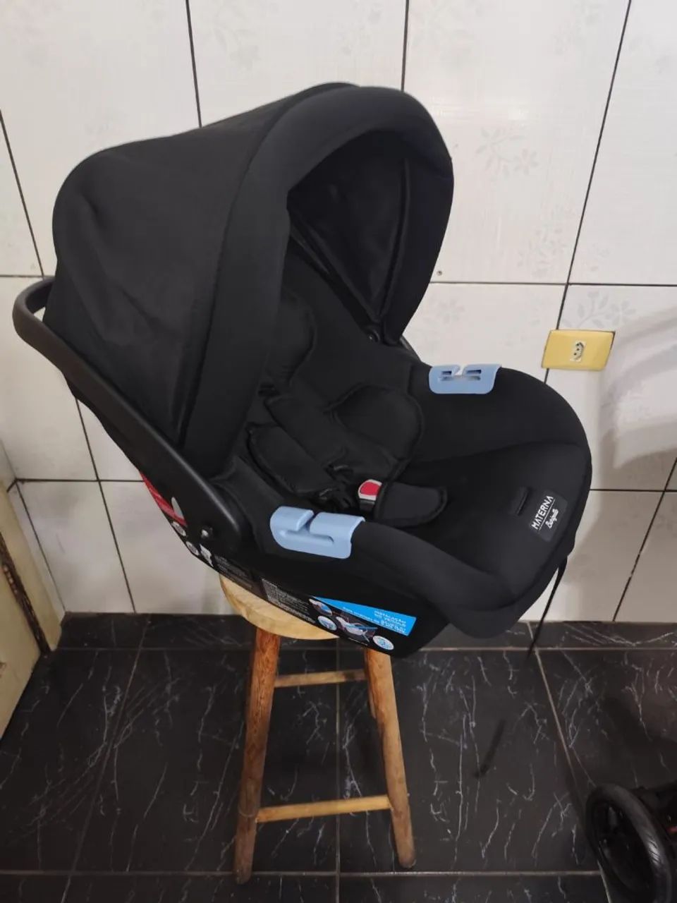Vendo Carrinho de Bebê + Bebê conforto Burigotto  - Foto 6