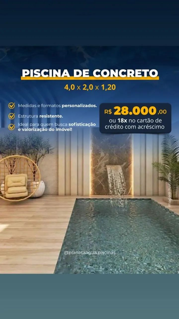 Piscina de Concreto 