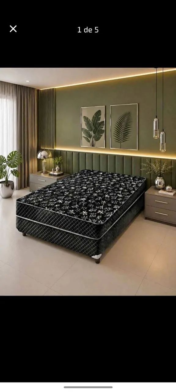 CAMA BOX COM O COLCHÃO ACOPLADO DIRETO DA FÁBRICA  - Foto 2