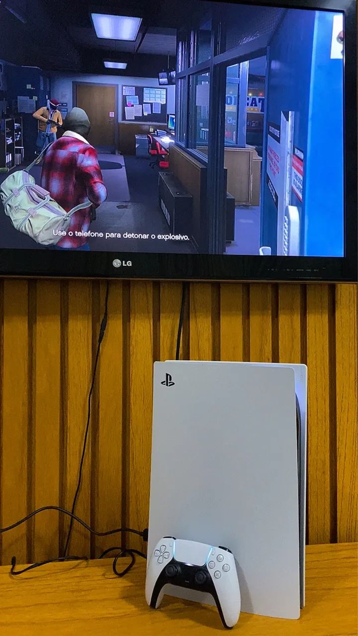 PlayStation 5 com jogos