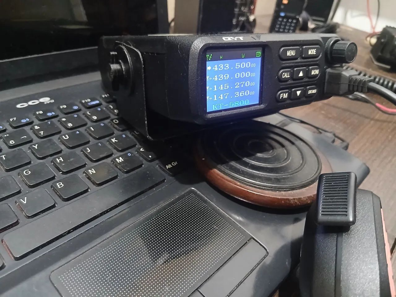 Rádio qyt kt5800 dual band - Foto 2