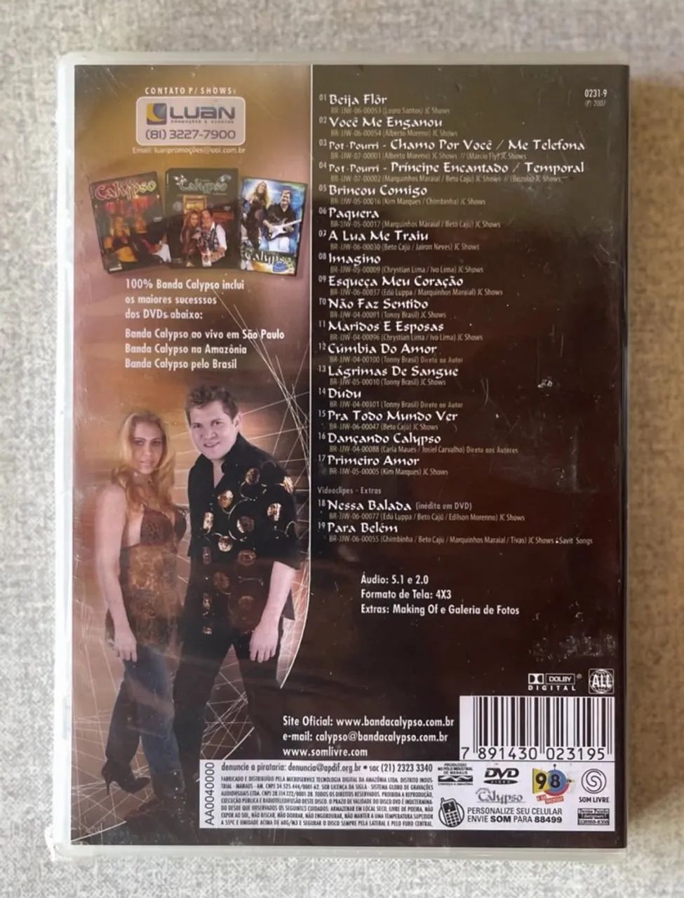 DVD Banda Calypso LACRADO - Foto 2