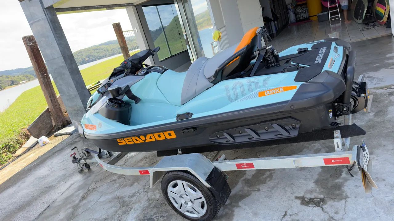 Jet ski sea doo wake 170 2022 som carretinha - Foto 12