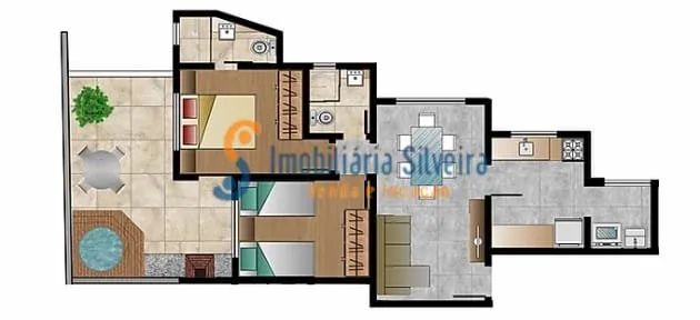 Apartamento e coberturas de 2 quartos com e sem suite , 01 e 2 vagas , Bairro Ana Lucia . - Foto 3