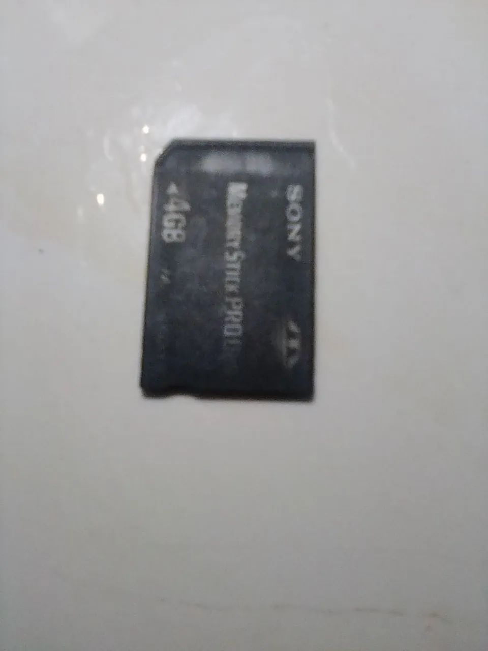 Sony memory stick MS de 4GB de memória 