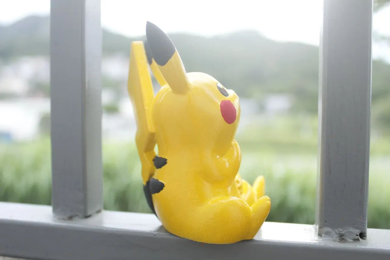 Estátua Pikachu Pokémon- Decoração Geek - Foto 2