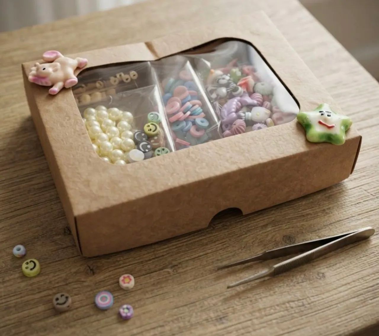 Kit De Miçangas Infantil Poney Aprox 1400 Peças + Brindes - Foto 4