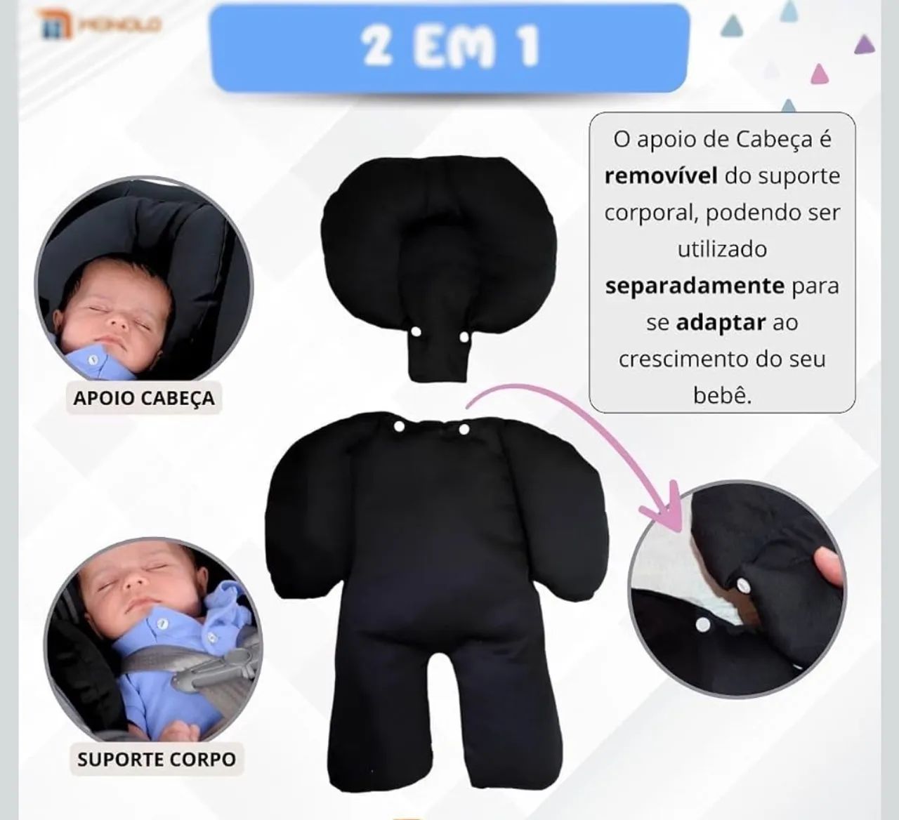 Almofada Redutor Bebê Conforto Universal