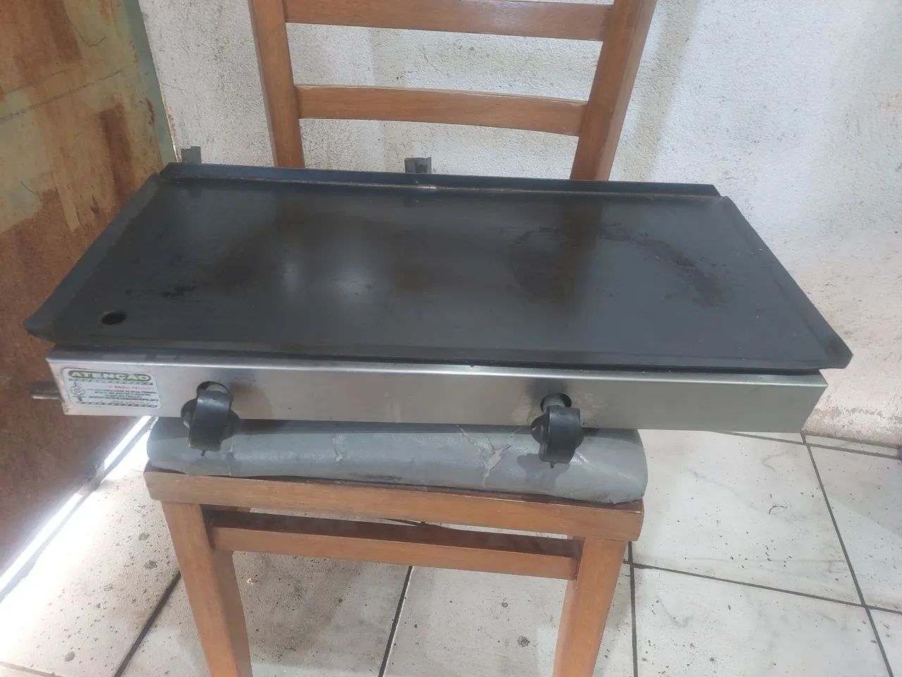 Chapa a gás pequena  - Foto 3