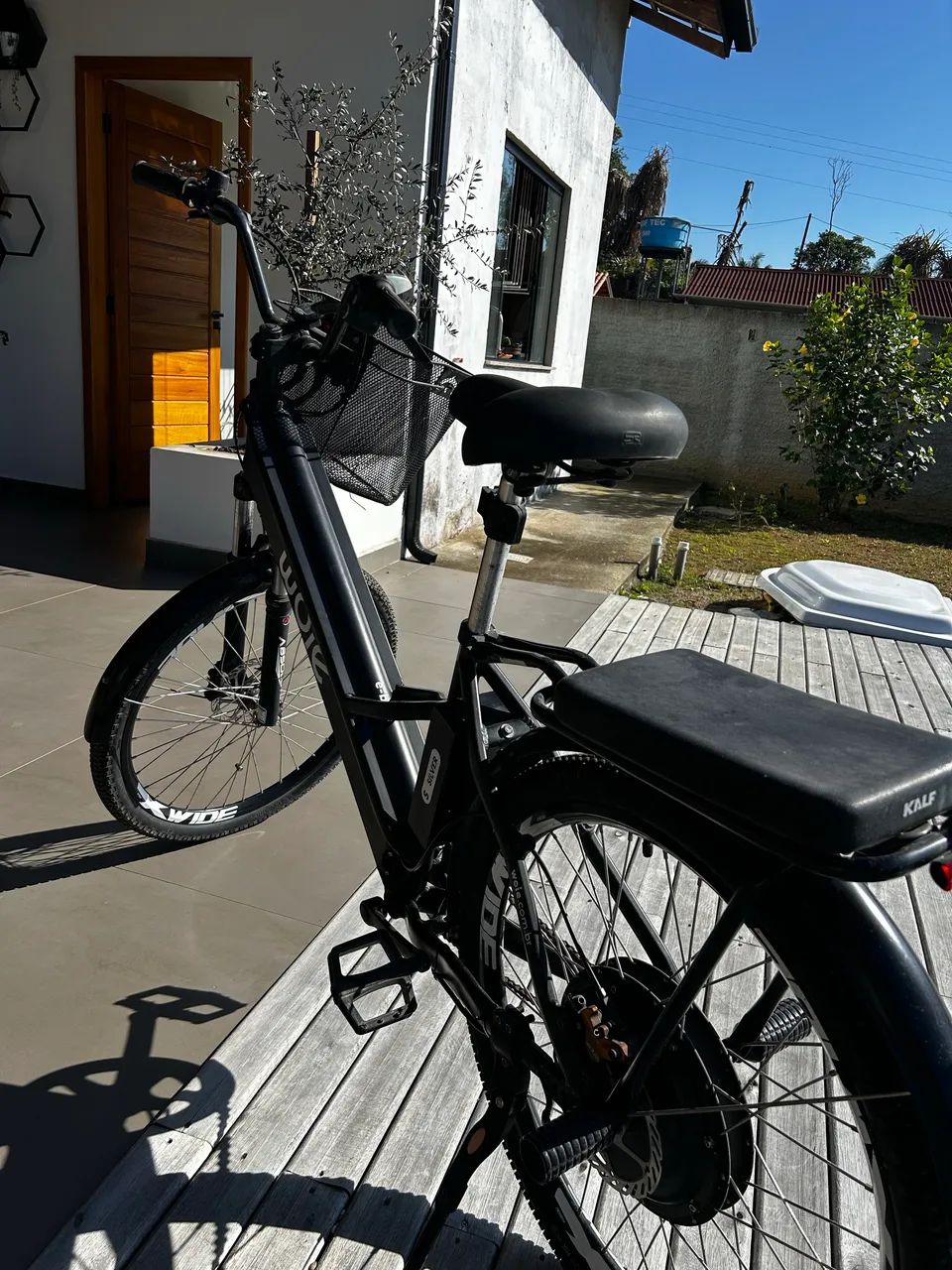 Bicicleta Elétrica Woie Silver Preta - Foto 2