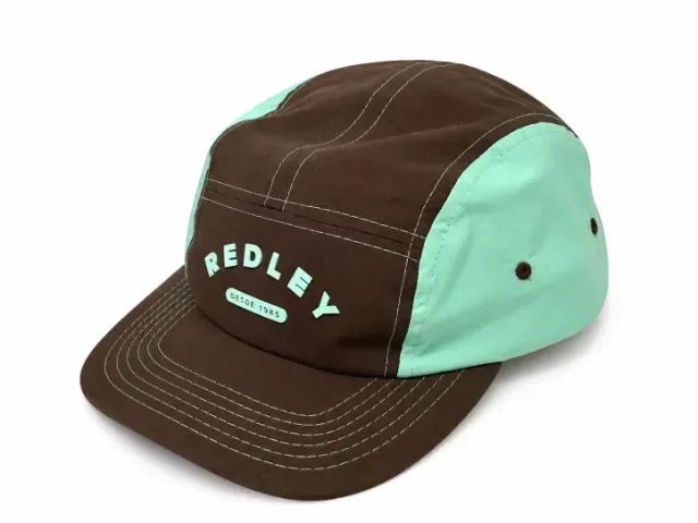 Boné Redley Five Panel Marrom E Verde Água
