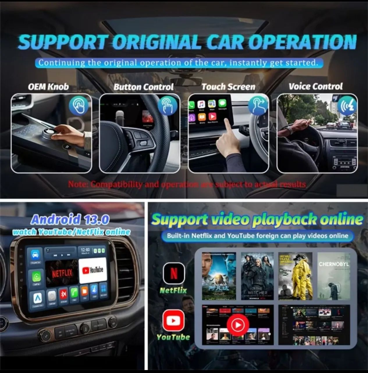 Adaptador carplay Android auto