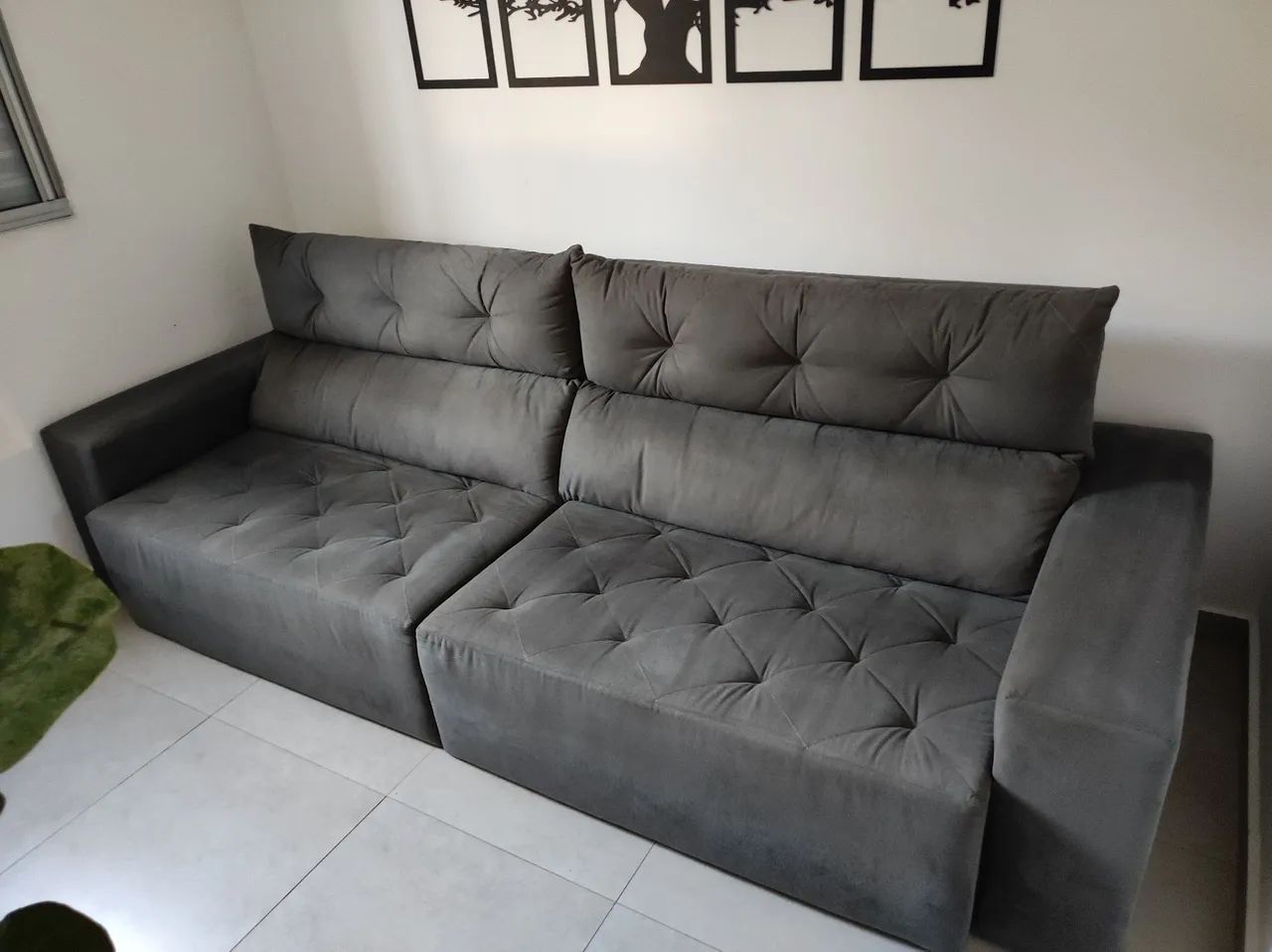 Sofá-cama retrátil 3 metros