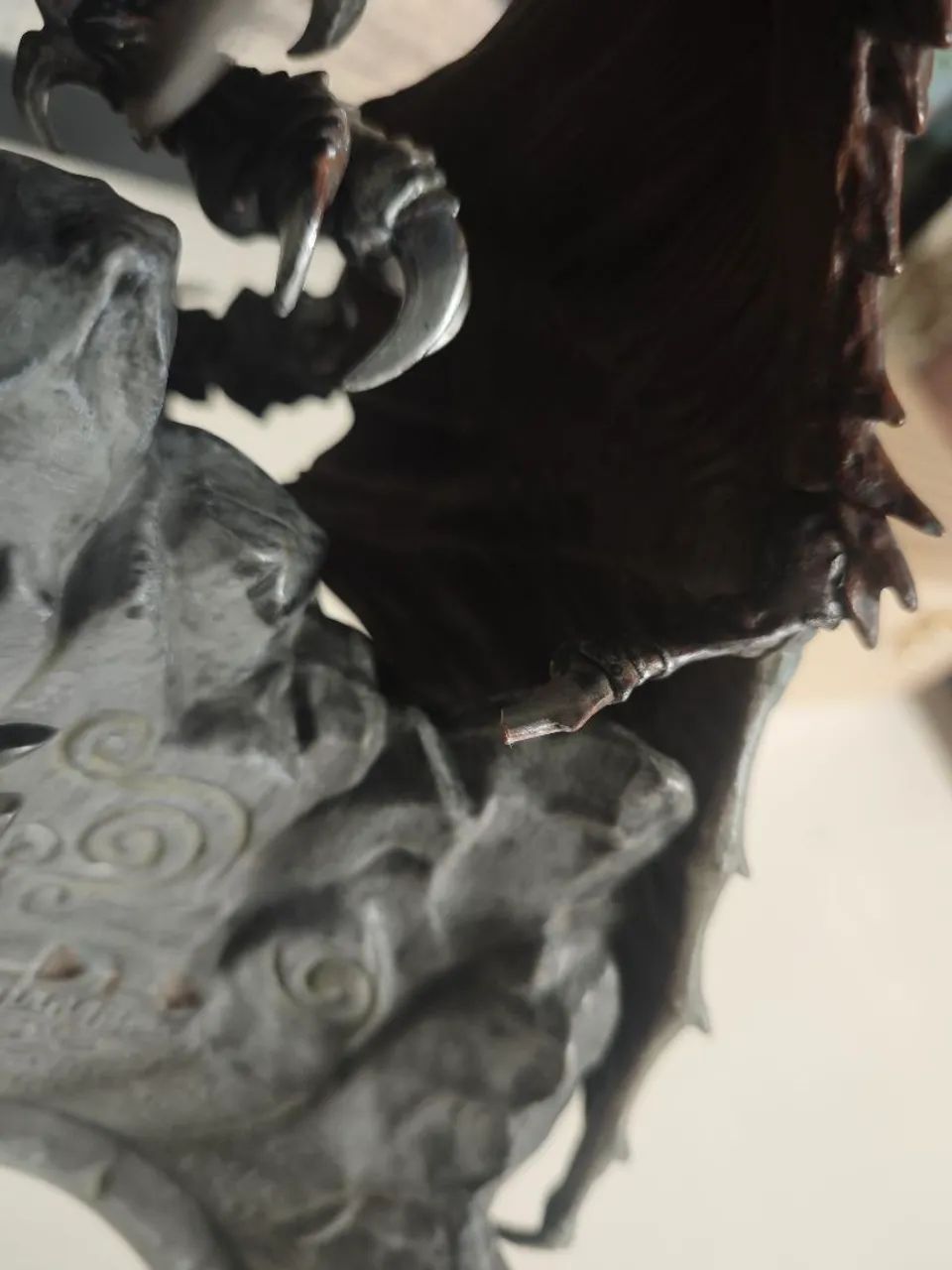Skyrim alduin collector edition apenas figure  - Foto 4
