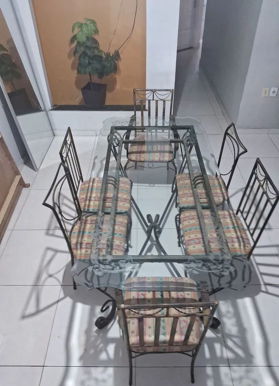 Mesa de luxo 6 cadeiras - Foto 3