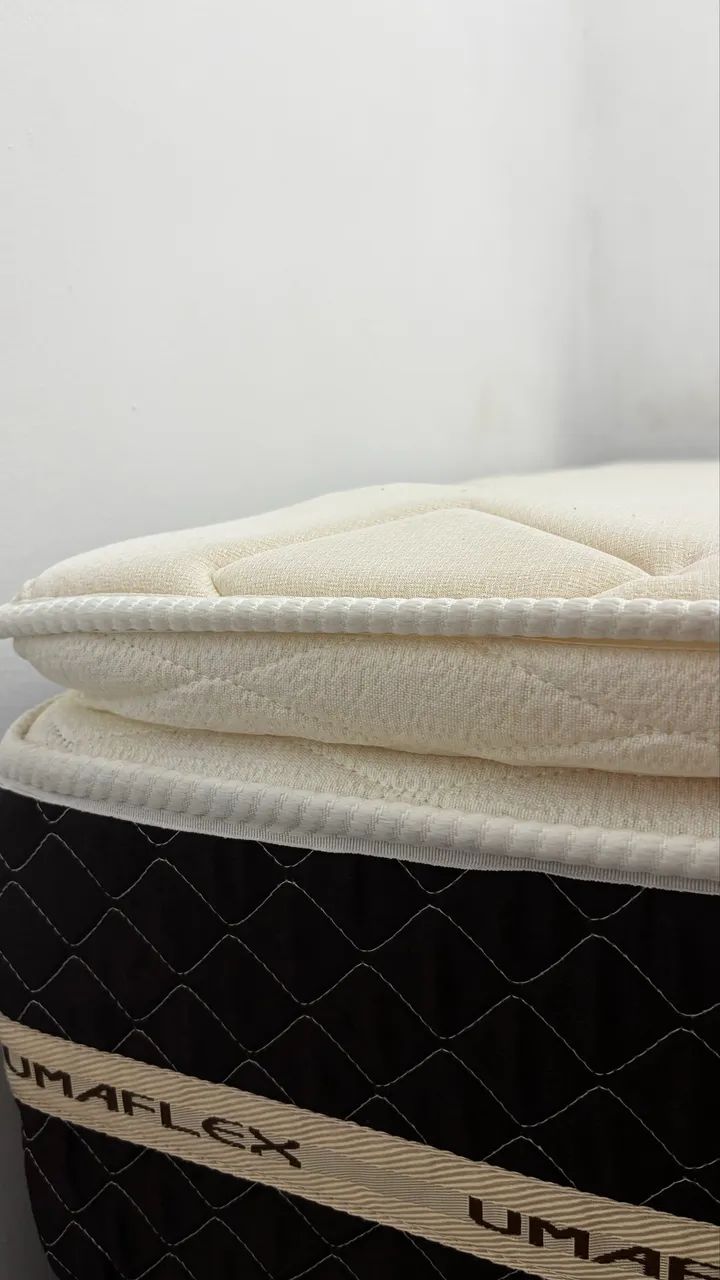  Cama Box Casal Umaflex Prada com Pillow Top