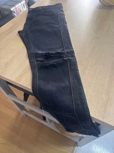 calça jeans john john destroyed preta 40 - Foto 4