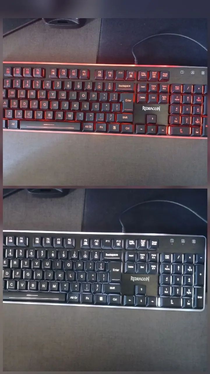 Teclado da redragon em perfeito estado! - Foto 2