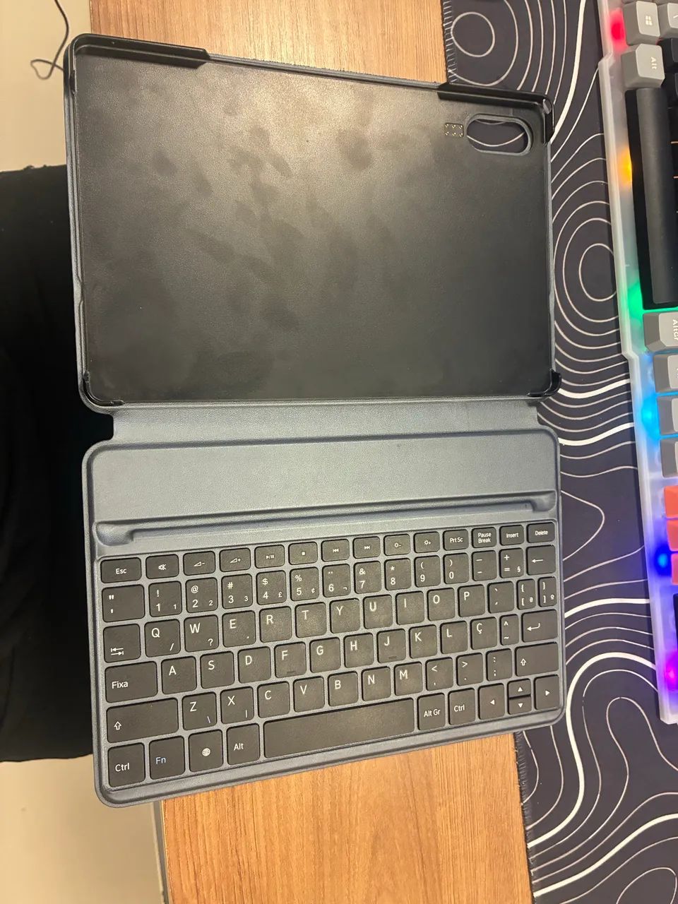 Conjunto TABLET, CAPA C/Teclado, Fone de Ouvido e Relógio Smart - Foto 5